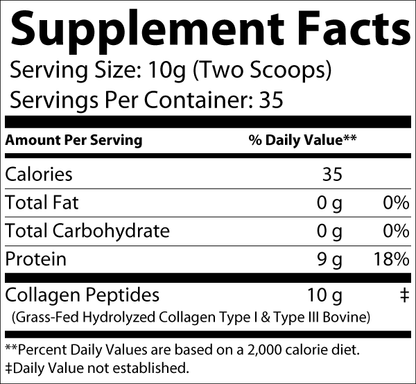 Collagen Type 1 & 3 Collagen Grass Fed