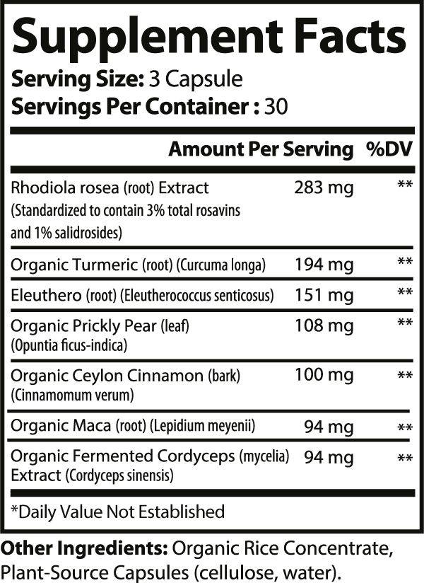 Adaptogen Herb Botanicals