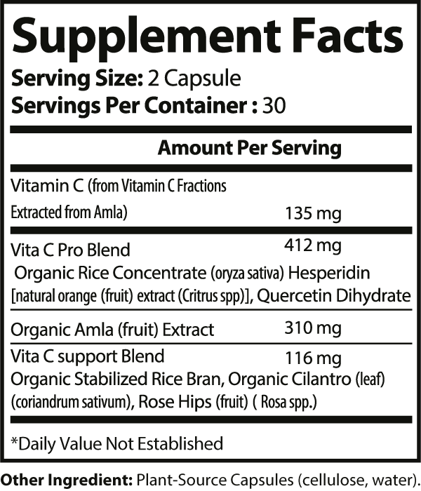 Plant-Source Vitamin C